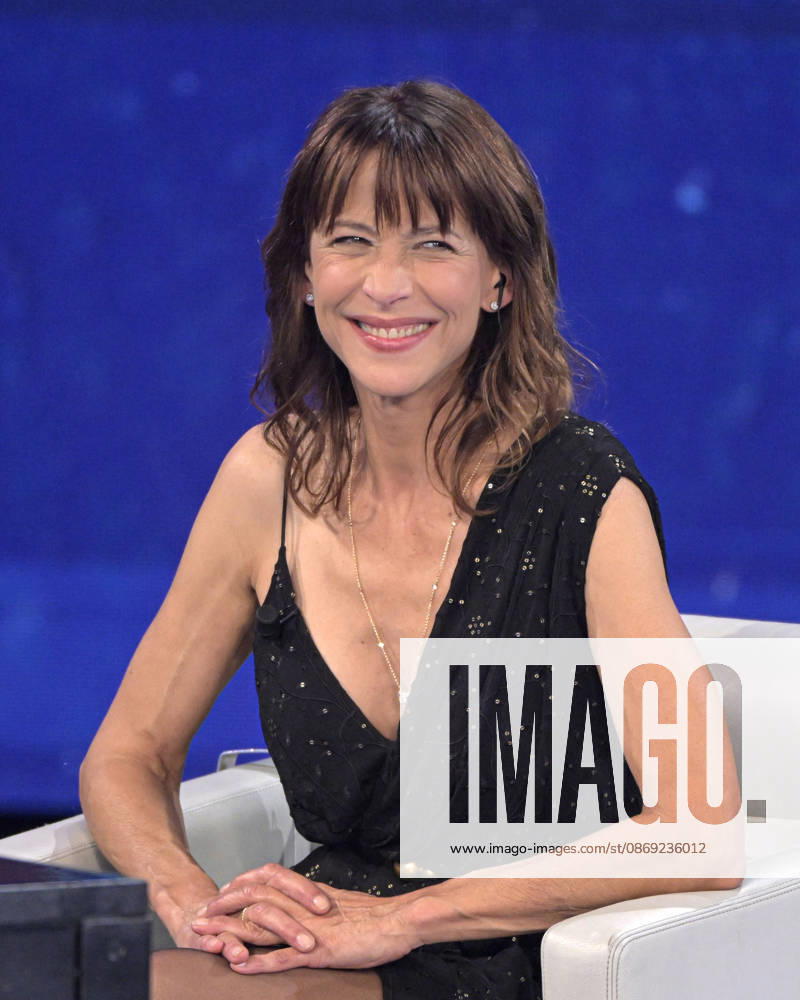 Photo by Mario Romano, IPP Milan, October 11, 2026. TV show *Che Tempo Che Fa*. Pictured: Sophie Marceau, actress. Italy Photo Press World. Copyright *Che Tempo Che Fa*
