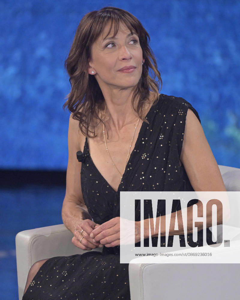 Photo by Mario Romano, IPP Milan, October 11, 2026. TV show *Che Tempo Che Fa*. Pictured: Sophie Marceau, actress. Italy Photo Press World. Copyright *Che Tempo Che Fa*