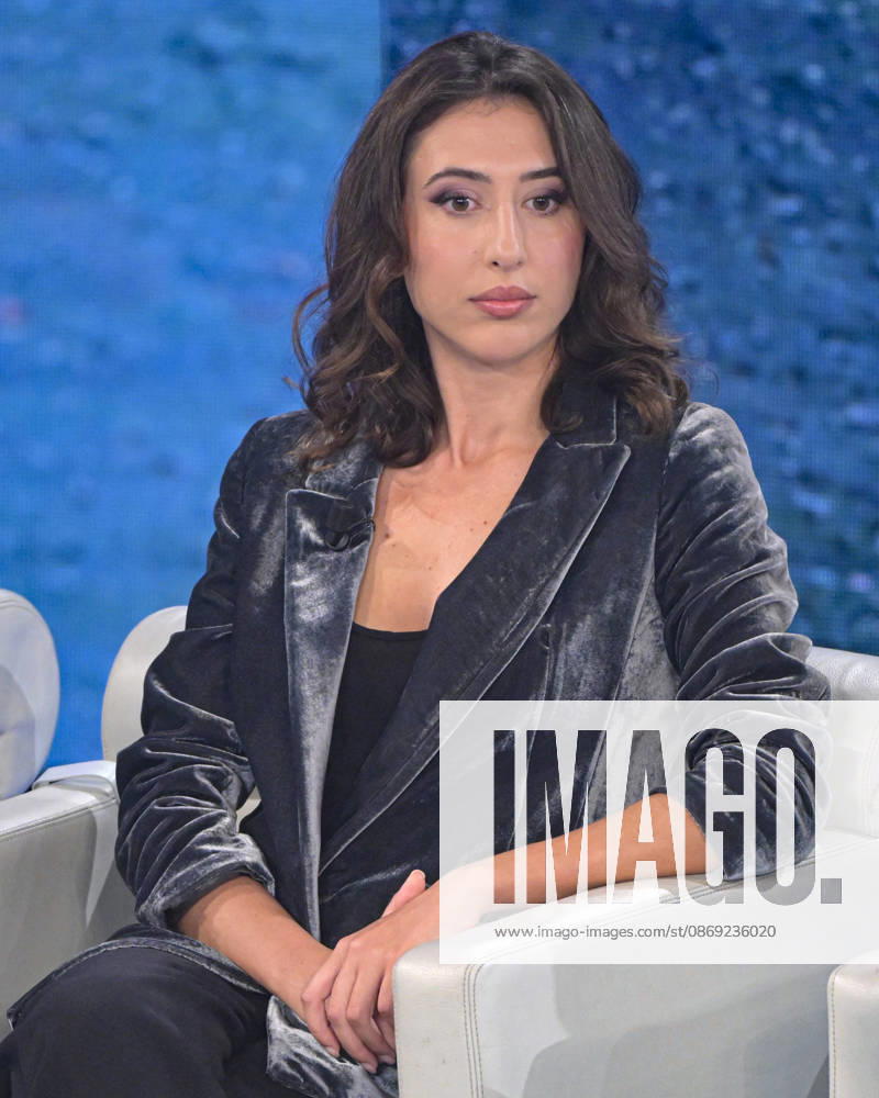 Photo by Mario Romano, IPP Milan, October 11, 2026. TV show *Che Tempo Che Fa*. Pictured: journalist Cecilia Sala. Italy Photo Press World. Copyright *Che Tempo Che Fa*