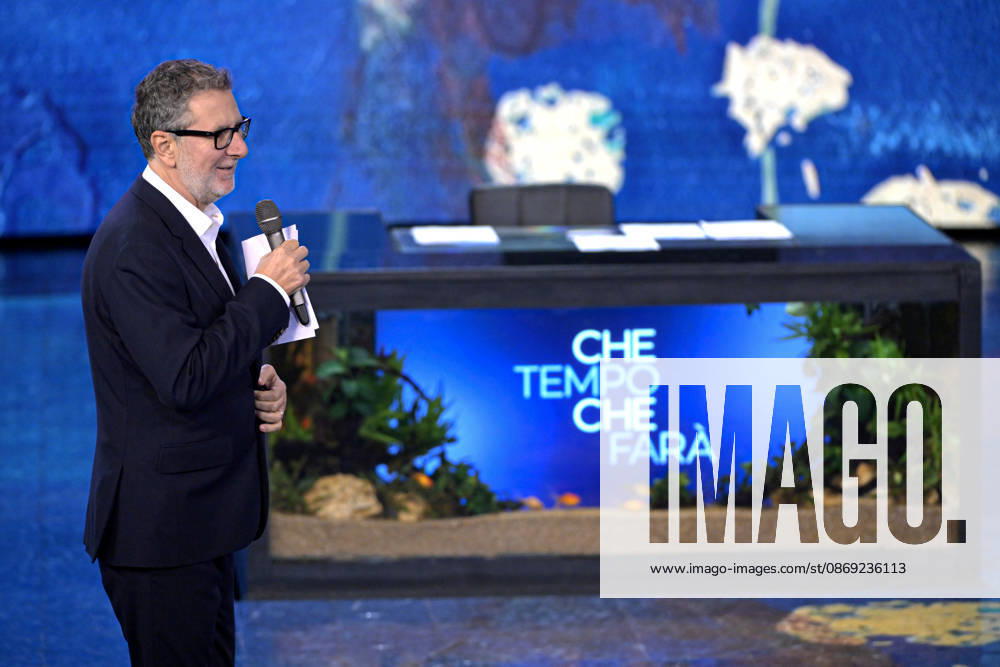 Photo by Mario Romano, IPP Milan, October 11, 2026. TV show *Che Tempo Che Fa*. Pictured: Fabio Fazio. Italy Photo Press World. Copyright *Che Tempo Che Fa*