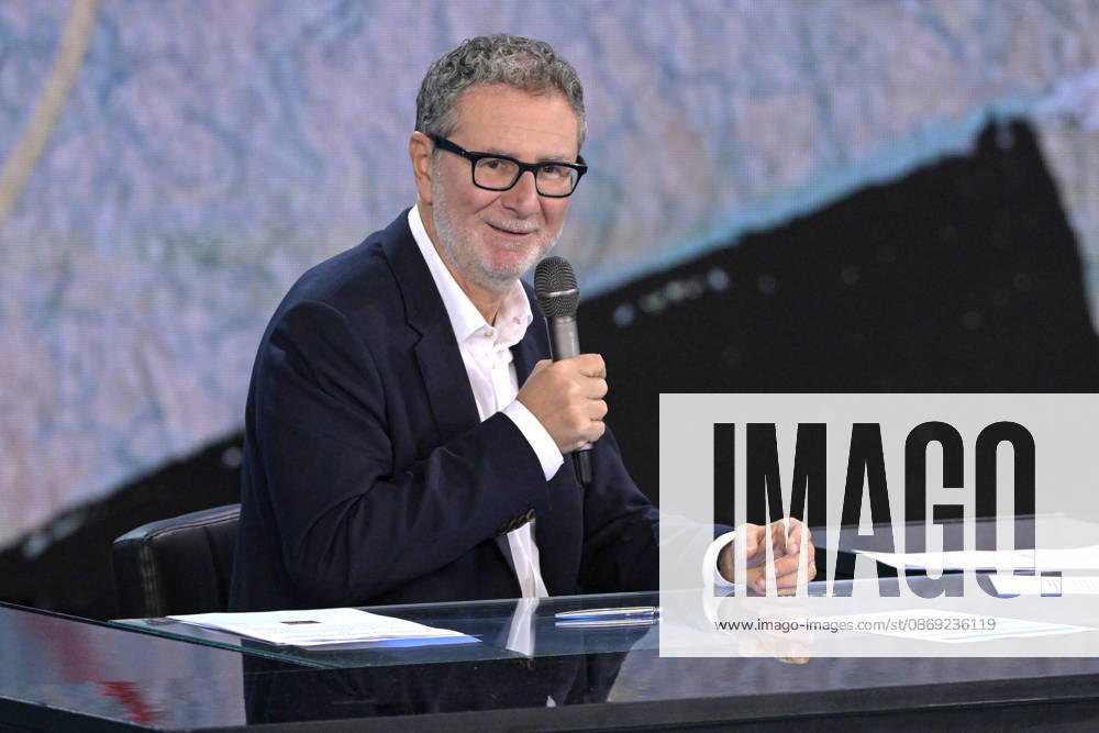 Photo by Mario Romano, IPP Milan, October 11, 2026. TV show *Che Tempo Che Fa*; pictured: Fabio Fazio. Italy Photo Press World. Copyright *Che Tempo Che Fa*
