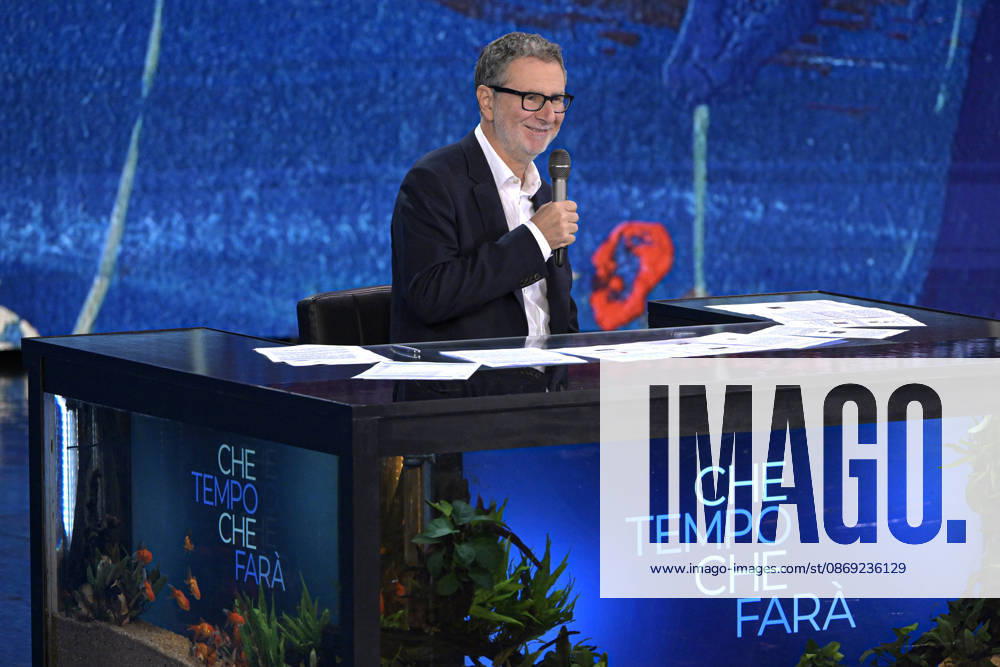 Photo by Mario Romano, IPP Milan, October 11, 2026. TV show *Che Tempo Che Fa*. Pictured: Fabio Fazio. Italy Photo Press World. Copyright *Che Tempo Che Fa*