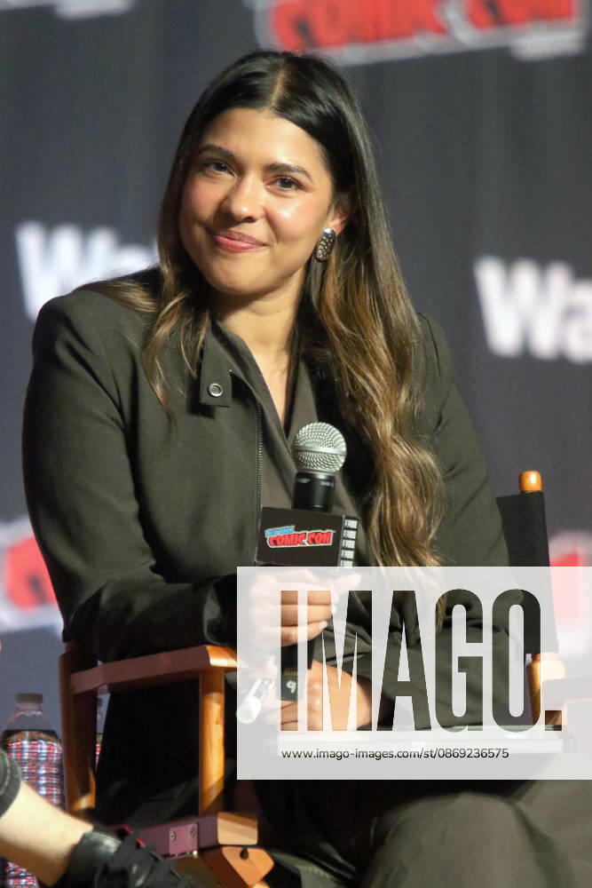 NEW YORK, NY- OCTOBER 11: Lisseth Chavez pictured at The Rookie panel during New York Comic Con 2026 at Javits Center on October 11, 2026 in New York City.