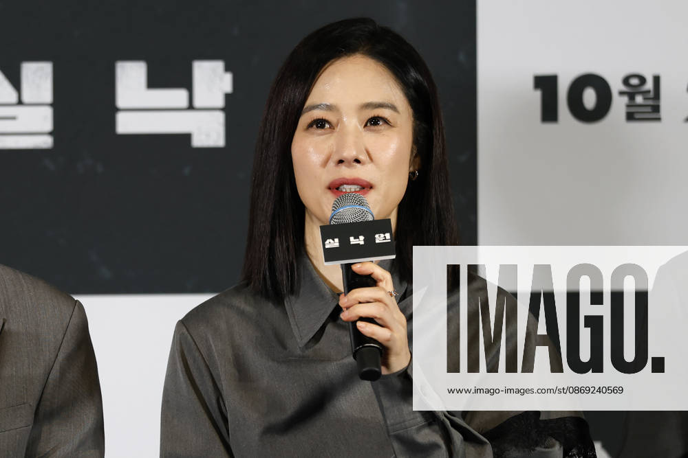 ˜Paradise Lost director, cast attend press conference in Seoul South Korean actor Kim Hyun-joo speaks during a media press conference for the movie Paradise Lost in Seoul, South Korea, on October 12, 2026. The psychological thriller film follows a mother who copes with loss through an AI version of her missing son, only to face confusion and tension when her real son mysteriously reappears after nine years. Seoul South Korea