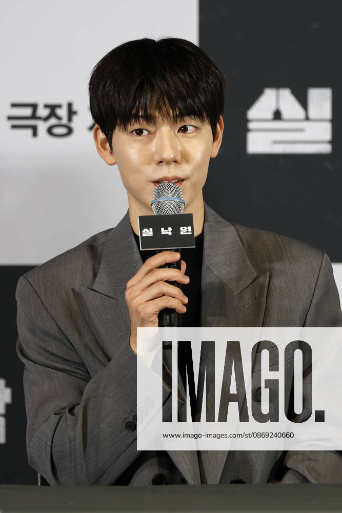 ˜Paradise Lost director, cast attend press conference in Seoul South Korean actor Bae Hyun-sung speaks during a media press conference for the movie Paradise Lost in Seoul, South Korea, on October 12, 2026. The psychological thriller film follows a mother who copes with loss through an AI version of her missing son, only to face confusion and tension when her real son mysteriously reappears after nine years. Seoul South Korea