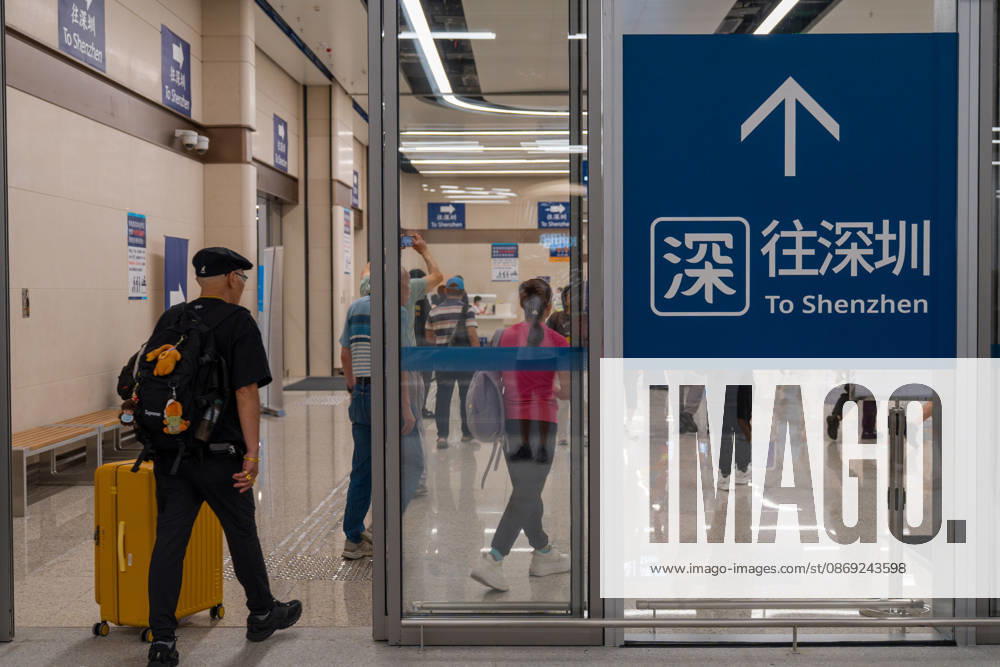 Huanggang Port Opens The entrance to Huanggang Port leading to border control to Shenzhen on October 12, 2026 in Hong Kong. (Photo by STR Nexpher Images) HONG KONG