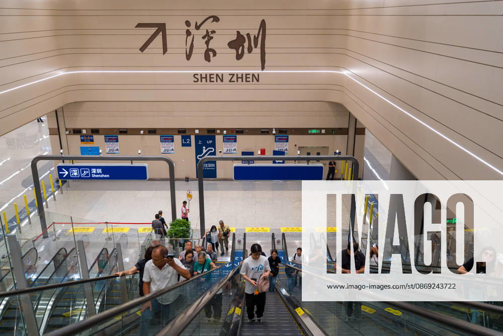 Huanggang Port Opens A general view showing escalator in Huanggang Port leading to border control to Shenzhen on October 12, 2026 in Hong Kong. (Photo by STR Nexpher Images) HONG KONG