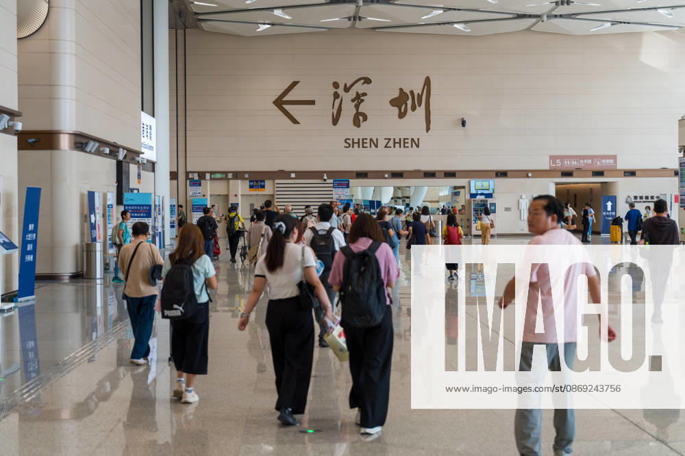 Huanggang Port Opens A general view showing the route in Huanggang Port leading to border control to Shenzhen on October 12, 2026 in Hong Kong. (Photo by STR Nexpher Images) HONG KONG