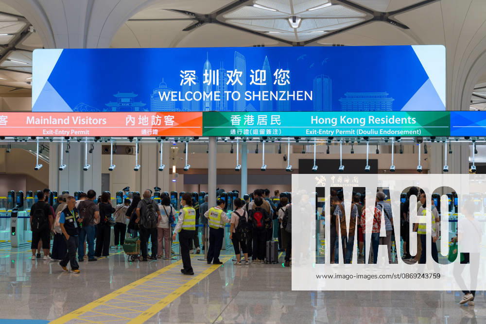 Huanggang Port Opens The border control checkpoint to shenzhen in Huanggang Port on October 12, 2026 in Hong Kong. (Photo by STR Nexpher Images) HONG KONG