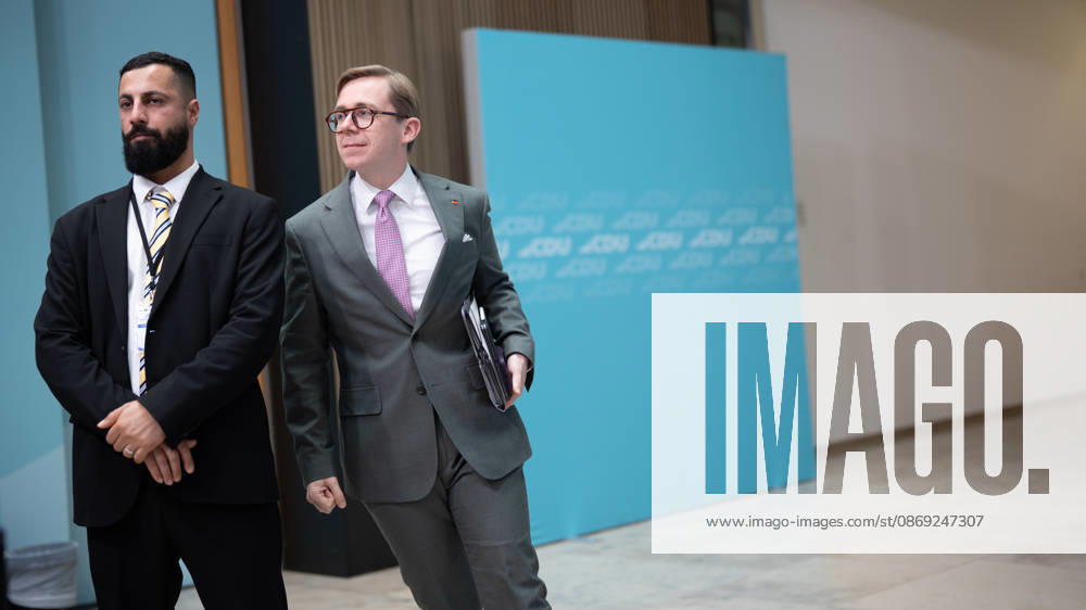 Philipp Amthor, Minister of State for Federal-State Cooperation at the Federal Chancellery; CDU Germany Executive Committee Retreat in Berlin, October 2026, Berlin, Berlin, Germany, Konrad Adenauer House
