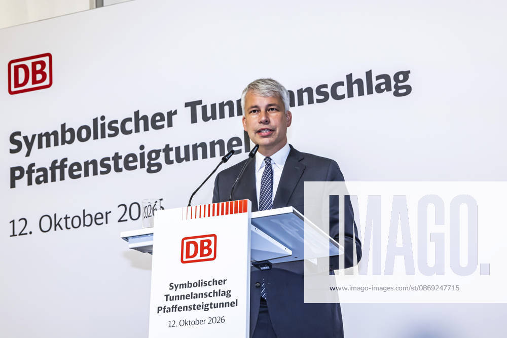 Construction Begins on the Pfaffensteig Tunnel in Stuttgart Steffen Bilger (CDU), Federal Minister of Transportation The 11-kilometer-long rail tunnel is part of the Stuttgart 21 project and, starting in 2033, will connect the Gäubahn line toward Zurich with the airport