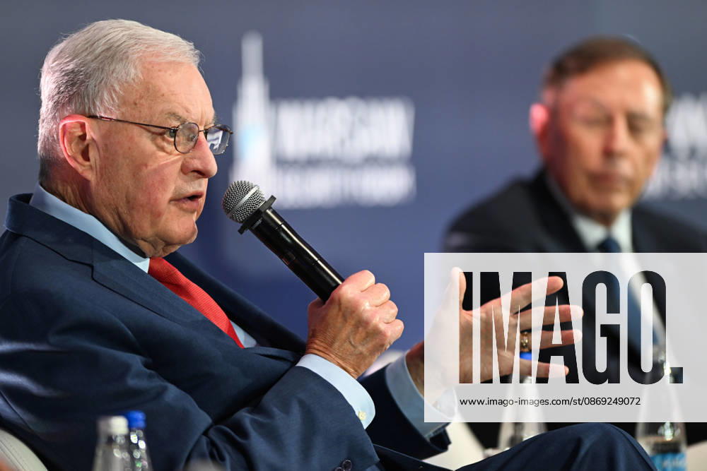 Warsaw Security Forum 2026 - Day 1 WARSAW, POLAND - OCTOBER 12: Retired United States Army Lieutenant General and Co-Chair of the Center for American Security at the America First Policy Institute Keith Kellogg speaks during a session on Day 1 of the Warsaw Security Forum 2026 (WSF2026) in Warsaw, Poland, on October 12, 2026. His address evaluated strategic defense planning, transatlantic military alliances, and contemporary global security challenges. Artur Widak Anadolu Warsaw Poland. Editorial use only. Please get in touch for any other usage.