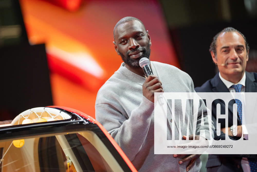 Paris Motor Show Citroen Press Conference - Paris AJ French actor Omar Sy during the 91st edition of the international Paris Motor Show (Mondial de l’auto) at the Porte de Versailles in Paris on October 12, 2026. Photo by Alexis Jumeau ABACAPRESS.COM Paris France
