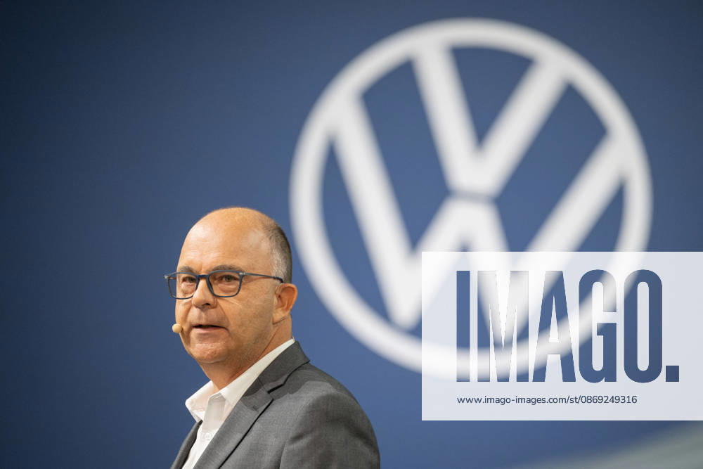 Paris Motor Show Volkswagen Press Conference - Paris AJ CEO Volkswagen Group France, Marc Meurer during the 91st edition of the international Paris Motor Show (Mondial de l’auto) at the Porte de Versailles in Paris on October 12, 2026. Photo by Alexis Jumeau ABACAPRESS.COM Paris France