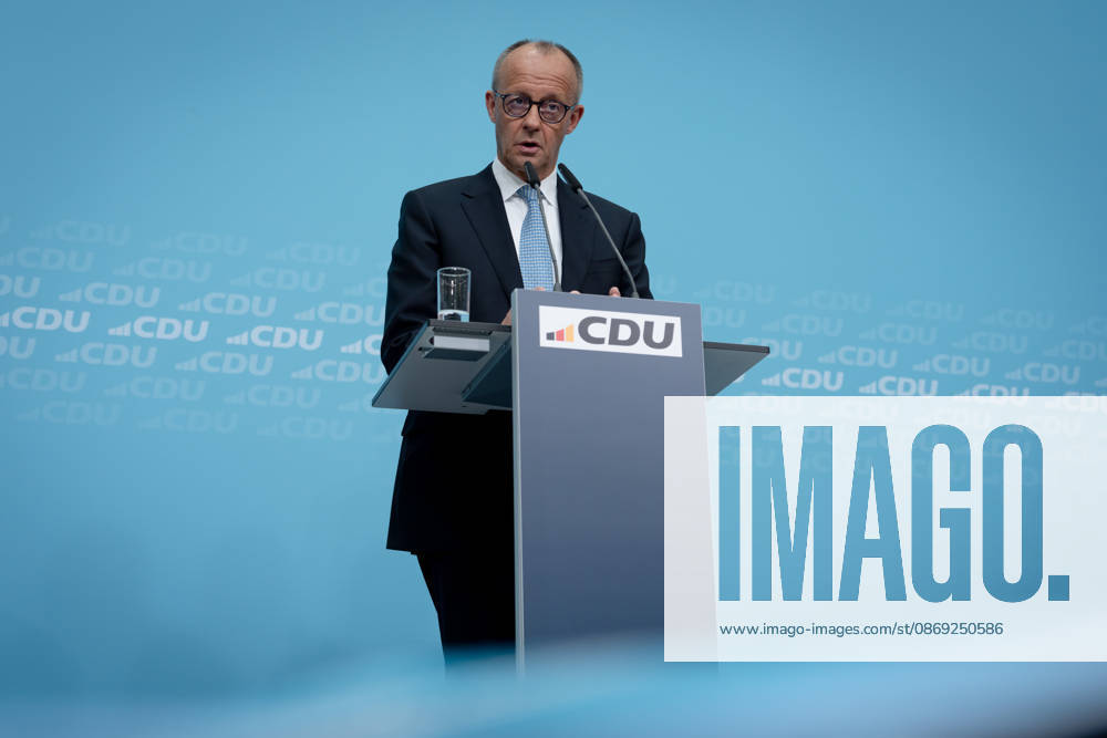 Berlin, Konrad Adenauer House, CDU Berlin, Konrad Adenauer House, CDU, Executive Committee Retreat, Federal Executive Committee Meeting, Friedrich Merz, Federal Chancellor Berlin Berlin GER