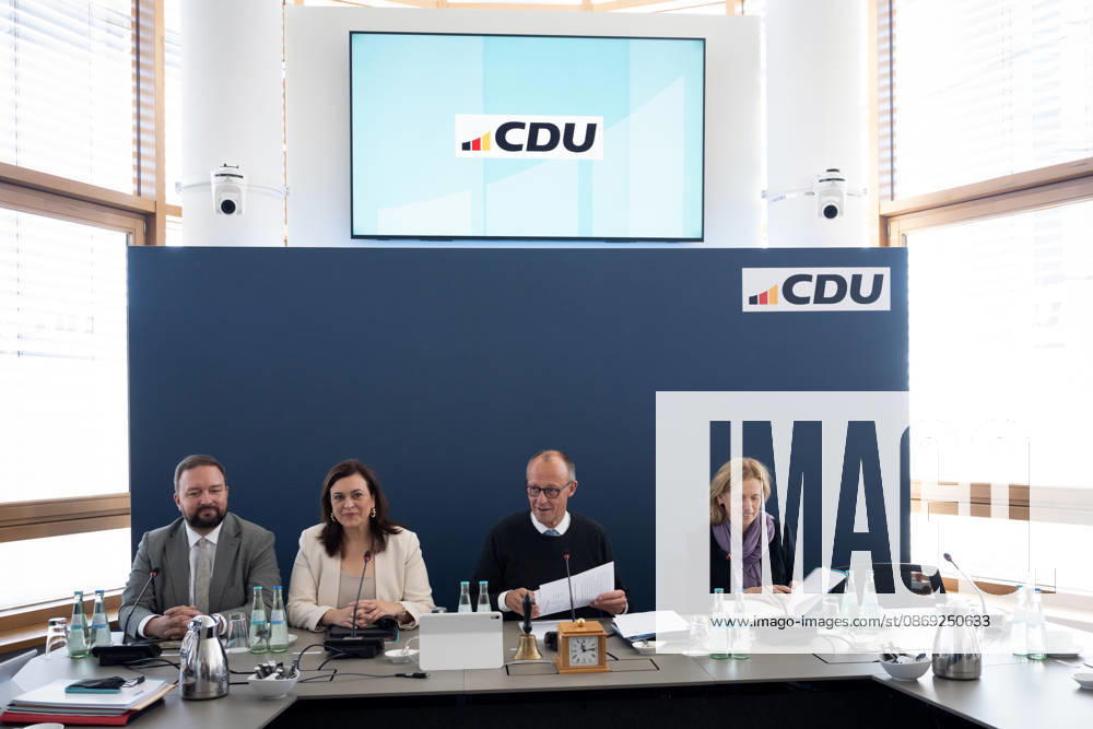 Berlin, Konrad Adenauer House, CDU Berlin, Konrad Adenauer House, CDU, Executive Committee Retreat, Federal Executive Committee Meeting, Friedrich Merz, Secretary-General, Franziska Hoppermann Berlin Berlin GER