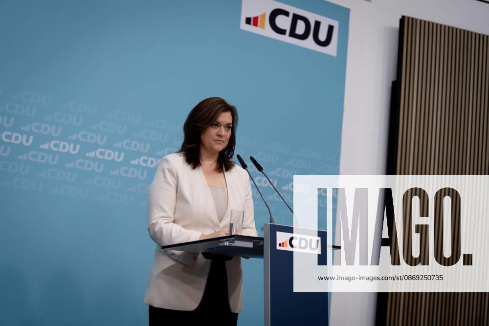 Berlin, Konrad Adenauer House, CDU Berlin, Konrad Adenauer House, CDU, Executive Committee Retreat, Federal Executive Committee Meeting, Friedrich Merz, Federal Chancellor, Secretary General, CDU, Franziska Hoppermann Berlin Berlin GER