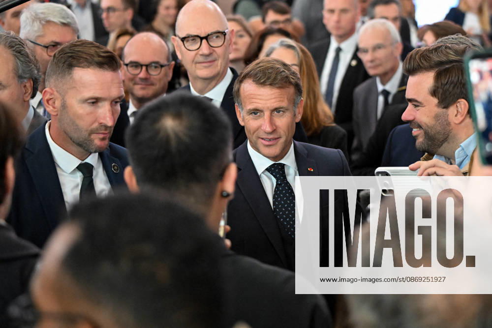 President Macron at Paris Motor Show - Paris French President Emmanuel Macron attends the Paris Motor Show in Paris, France on October 15, 2026. Photo by Lionel Urman ABACAPRESS.COM Paris France