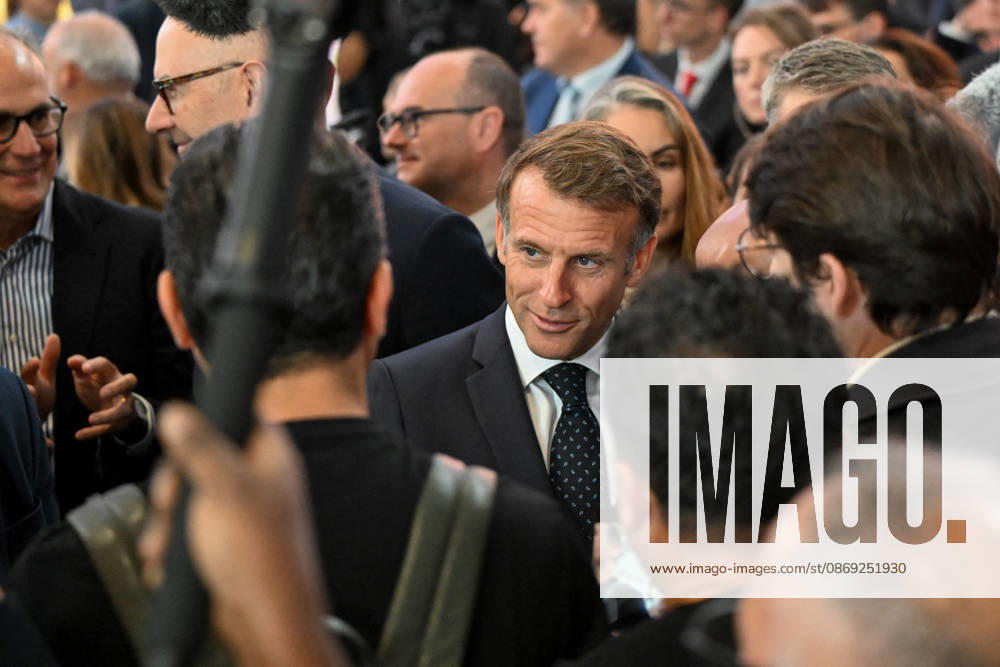 President Macron at Paris Motor Show - Paris French President Emmanuel Macron attends the Paris Motor Show in Paris, France on October 15, 2026. Photo by Lionel Urman ABACAPRESS.COM Paris France