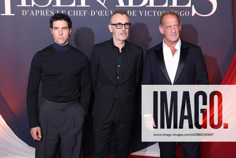 Les Miserables Premiere - Paris Tahar Rahim, Fred Cavayé and Vincent Lindon attend Les Miserables Premiere Premiere held at Palais des Congrès, in Paris, France, October 12, 2026. Photo by Jerome Domine ABACAPRESS.COM Paris France