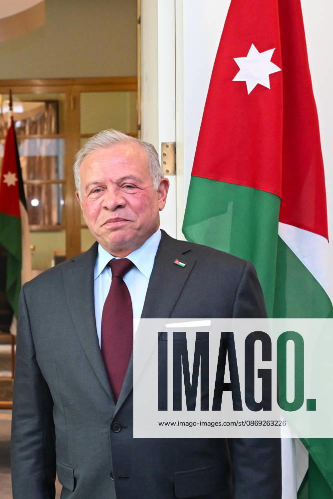 KING ABDULLAH II VISIT, His Majesty King Abdullah II ibn Al Hussein of the Hashemite Kingdom of Jordan is seem ahead of a meeting with the Speaker of the House Milton Dick at Parliament House in Canberra, Tuesday, October 13, 2026. ( NO ARCHIVING CANBERRA AUSTRALIAN CAPITAL TERRITORY Australia