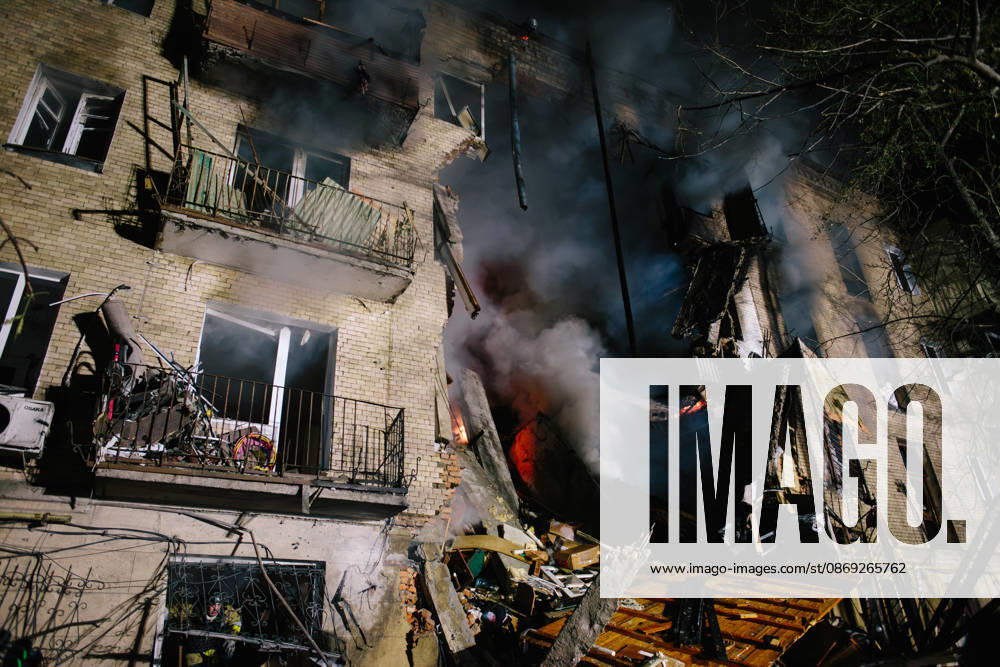 Consequences Of The Attack On Kharkiv Five stories of an apartment building lie in ruins in Kharkiv, Ukraine, on October 12, 2026. Kharkiv Ukraine