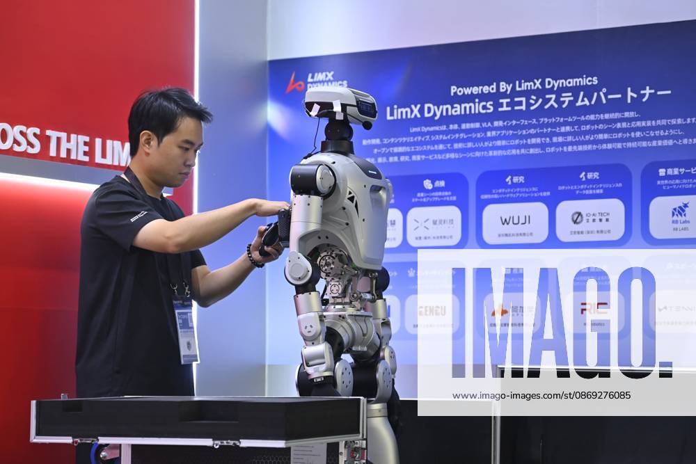 Japan showcases emerging technologies at CEATEC 2026 CHIBA, JAPAN - OCTOBER 13: A robot is displayed during CEATEC 2026 at Makuhari Messe in Chiba, Japan, October 13, 2026. The exhibition brings together technology companies, startups and research institutions presenting innovations for industrial and societal applications. David Mareuil Anadolu Chiba Japan. Editorial use only. Please get in touch for any other usage.