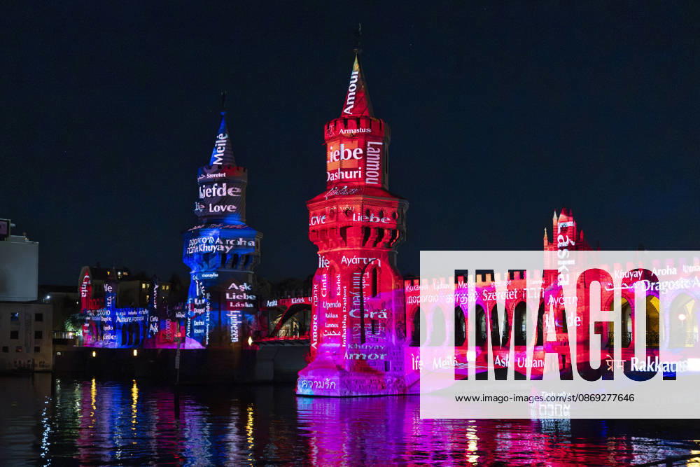 Festival of Lights, Downtown Light Festival, Berlin, October 10, 2026, Oberbaumbrücke, 22nd BERLIN FESTIVAL OF LIGHTS, Theme: Colors of Love, light installations, October 12, 2026, Berlin, Germany English Oberbaumbrücke, 22nd BERLIN FESTIVAL OF