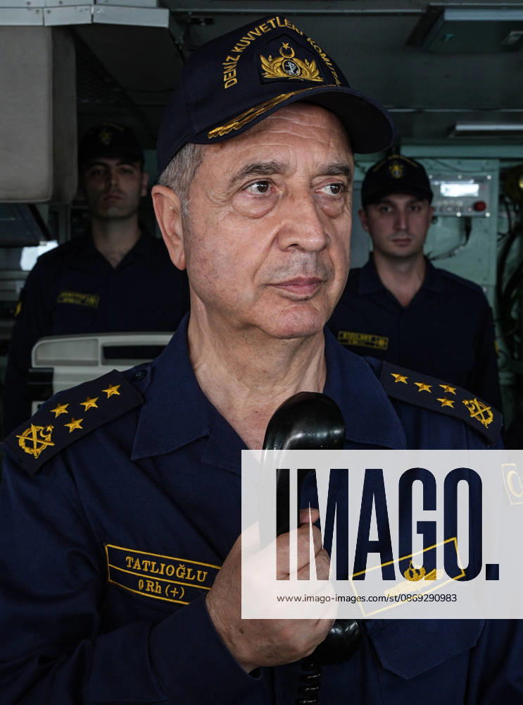 NUSRET-2026 Invitational Exercise continues in Turkiye s Izmir IZMIR, TURKIYE - OCTOBER 13: Turkish Naval Forces Commander Admiral Ercument Tatlioglu thanks the units participating in the NUSRET-2026 Invitation Exercise during Distinguished Observer Day activities held off the coast of Foca, Izmir, Turkiye, on October 13, 2026. Hosted by Turkiye and conducted by the Turkish Naval Forces Mine Fleet Command, the exercise involves naval and air assets from NATO and Turkiye, as well as the Turkish Coast Guard, with observers from various countries. Mahmut Serdar Alakus Anadolu Izmir Turkey. Editorial use only. Please get in touch for any other usage.
