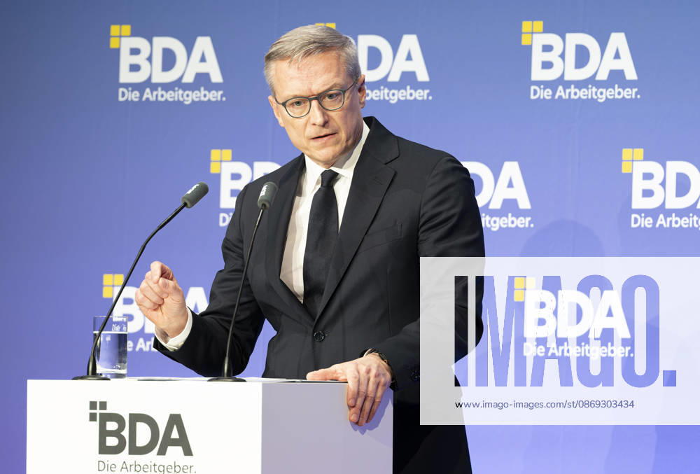 Karsten Wildberger Attends Employers Day 2026 EUR, Germany, Berlin, October 13, 2026 Karsten Wildberger (CDU), Federal Minister for Digital Affairs and State Modernization, at the 2026 Employers Day hosted by the Confederation of German Employers Associations
