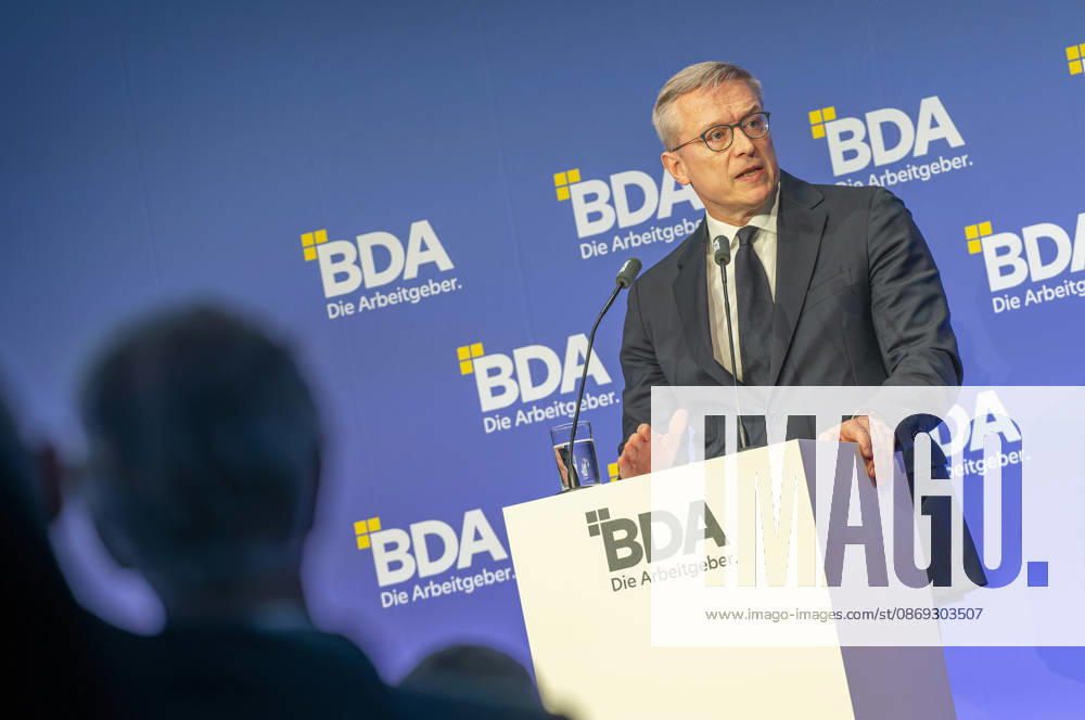 Karsten Wildberger Attends Employers Day 2026 EUR, Germany, Berlin, October 13, 2026 Karsten Wildberger (CDU), Federal Minister for Digital Affairs and State Modernization, at the 2026 Employers Day hosted by the Confederation of German Employers Associations