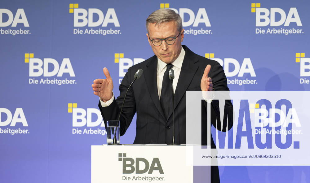 Karsten Wildberger Attends Employers Day 2026 EUR, Germany, Berlin, October 13, 2026 Karsten Wildberger (CDU), Federal Minister for Digital Affairs and State Modernization, at the 2026 Employers Day hosted by the Confederation of German Employers Associations