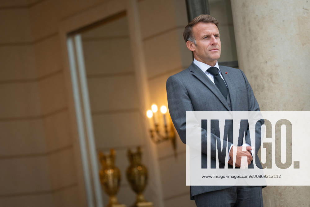 Emmanuel Macron Welcomes Chad President Mahamat Idriss Deby Itno - Paris French President Emmanuel Macron at the Elysee Presidential Palace in Paris on October 13, 2026. French President Emmanuel Macron hosts Chadian counterpart Mahamat Idriss Deby Itno in Paris as the two rebuild ties nearly two years after N Djamena ordered French forces off its soil, officials said. Photo by Alexis Jumeau ABACAPRESS.COM Paris France