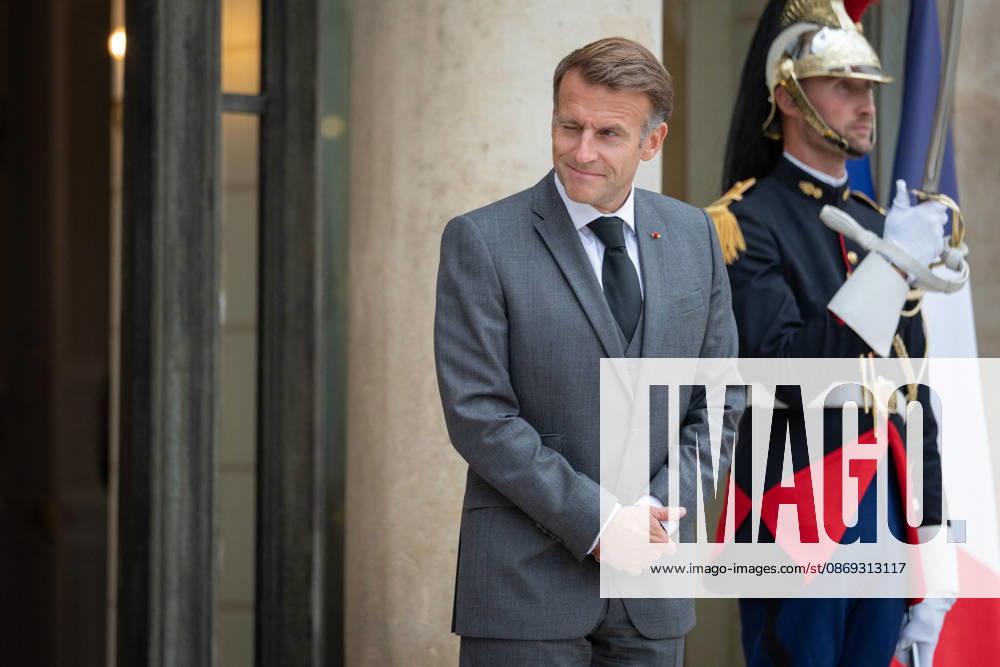 Emmanuel Macron Welcomes Chad President Mahamat Idriss Deby Itno - Paris French President Emmanuel Macron at the Elysee Presidential Palace in Paris on October 13, 2026. French President Emmanuel Macron hosts Chadian counterpart Mahamat Idriss Deby Itno in Paris as the two rebuild ties nearly two years after N Djamena ordered French forces off its soil, officials said. Photo by Alexis Jumeau ABACAPRESS.COM Paris France