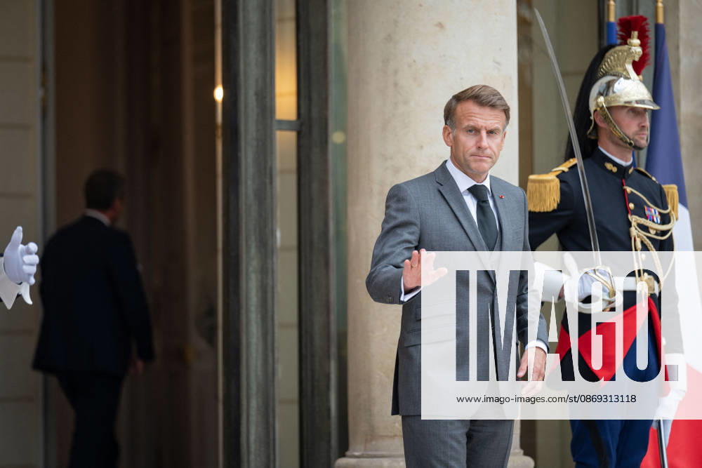 Emmanuel Macron Welcomes Chad President Mahamat Idriss Deby Itno - Paris French President Emmanuel Macron at the Elysee Presidential Palace in Paris on October 13, 2026. French President Emmanuel Macron hosts Chadian counterpart Mahamat Idriss Deby Itno in Paris as the two rebuild ties nearly two years after N Djamena ordered French forces off its soil, officials said. Photo by Alexis Jumeau ABACAPRESS.COM Paris France