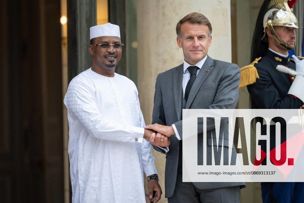Emmanuel Macron Welcomes Chad President Mahamat Idriss Deby Itno - Paris French President Emmanuel Macron welcomes (Tchad) Chad s President Mahamat Idriss Deby Itno at the Elysee Presidential Palace in Paris on October 13, 2026. French President Emmanuel Macron hosts Chadian counterpart Mahamat Idriss Deby Itno in Paris as the two rebuild ties nearly two years after N Djamena ordered French forces off its soil, officials said. Photo by Alexis Jumeau ABACAPRESS.COM Paris France