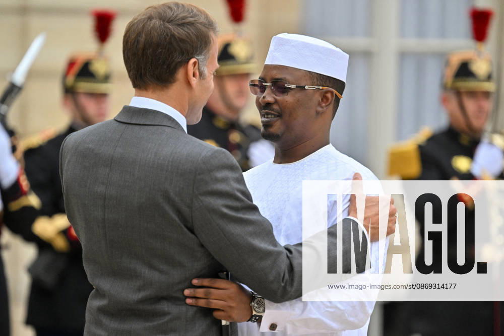 French President Emmanuel Macron welcomes Chadian President Mahamat Idriss Déby Itno to the Élysée Palace in Paris, France, on October 13, 2026. Christian Liewig Bestimage. French President Emmanuel Macron welcomes Chadian President Mahamat Idriss Déby Itno at the Élysée Presidential Palace in Paris on October 13, 2026. French President Emmanuel Macron hosts his Chadian counterpart, Mahamat Idriss Déby Itno, in Paris as the two rebuild ties nearly two years after N Djamena ordered French forces off its soil, officials said. Paris, France