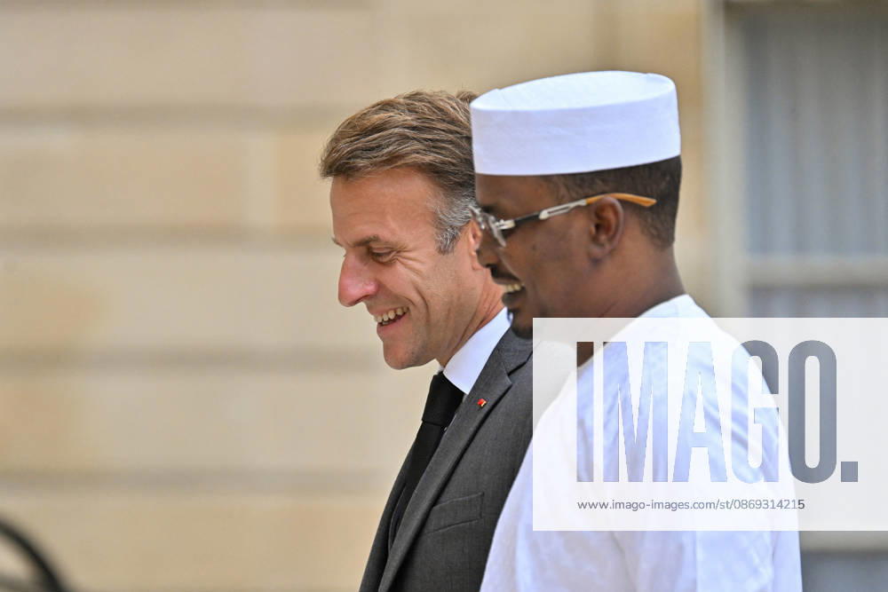 French President Emmanuel Macron welcomes Chadian President Mahamat Idriss Déby Itno to the Élysée Palace in Paris, France, on October 13, 2026. Christian Liewig Bestimage. French President Emmanuel Macron welcomes Chadian President Mahamat Idriss Déby Itno at the Élysée Presidential Palace in Paris on October 13, 2026. French President Emmanuel Macron hosts his Chadian counterpart, Mahamat Idriss Déby Itno, in Paris as the two rebuild ties nearly two years after N Djamena ordered French forces off its soil, officials said. Paris, France