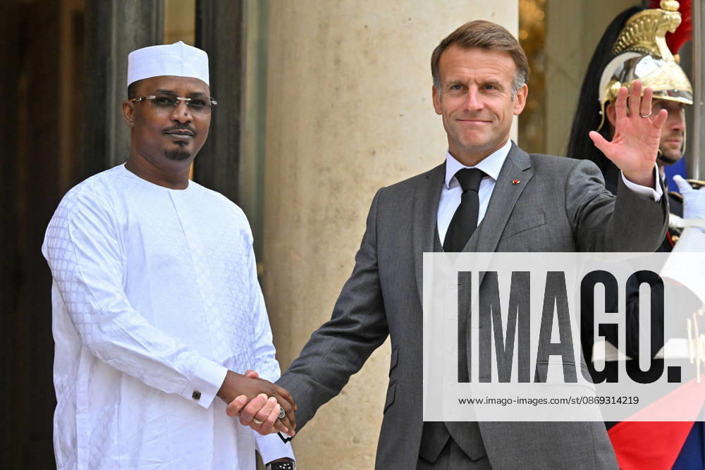 French President Emmanuel Macron welcomes Chadian President Mahamat Idriss Déby Itno to the Élysée Palace in Paris, France, on October 13, 2026. Christian Liewig Bestimage. French President Emmanuel Macron welcomes Chadian President Mahamat Idriss Déby Itno at the Élysée Presidential Palace in Paris on October 13, 2026. French President Emmanuel Macron hosts his Chadian counterpart, Mahamat Idriss Déby Itno, in Paris as the two rebuild ties nearly two years after N Djamena ordered French forces off its soil, officials said. Paris, France