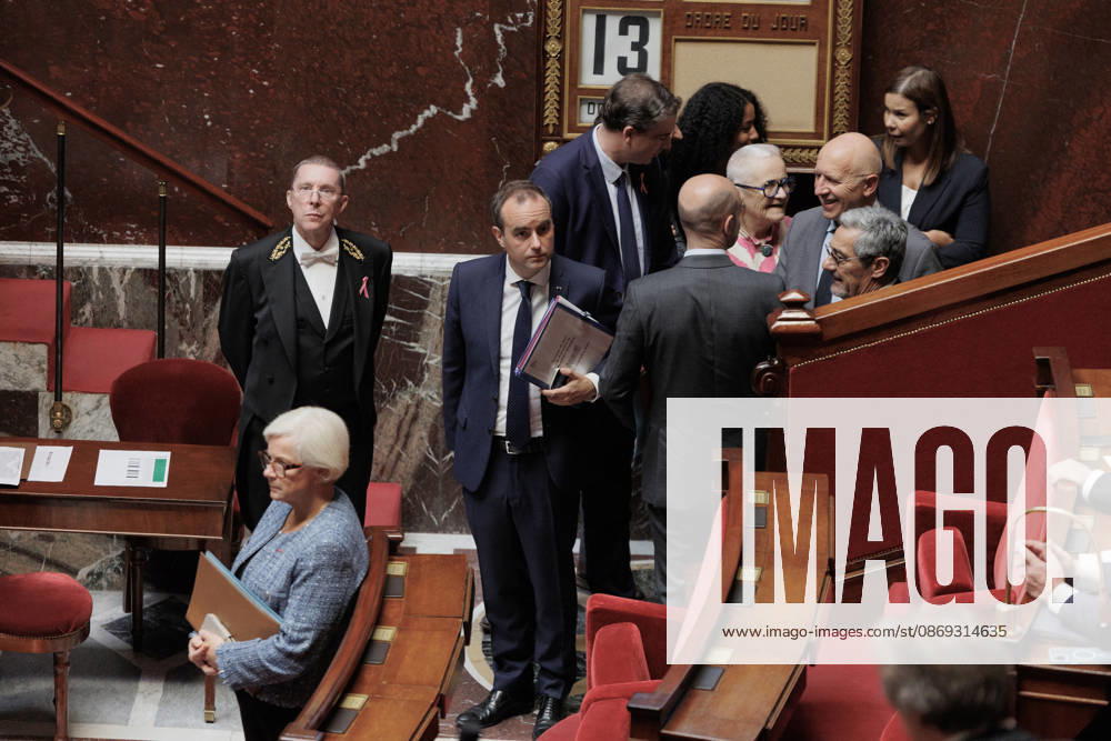 PRIME MINISTER So bastien LECORNU during a question and answer session with the government at the National Assembly in Paris, on October 13, 2026. - ZUMAs287 20261013_zip_s287_034