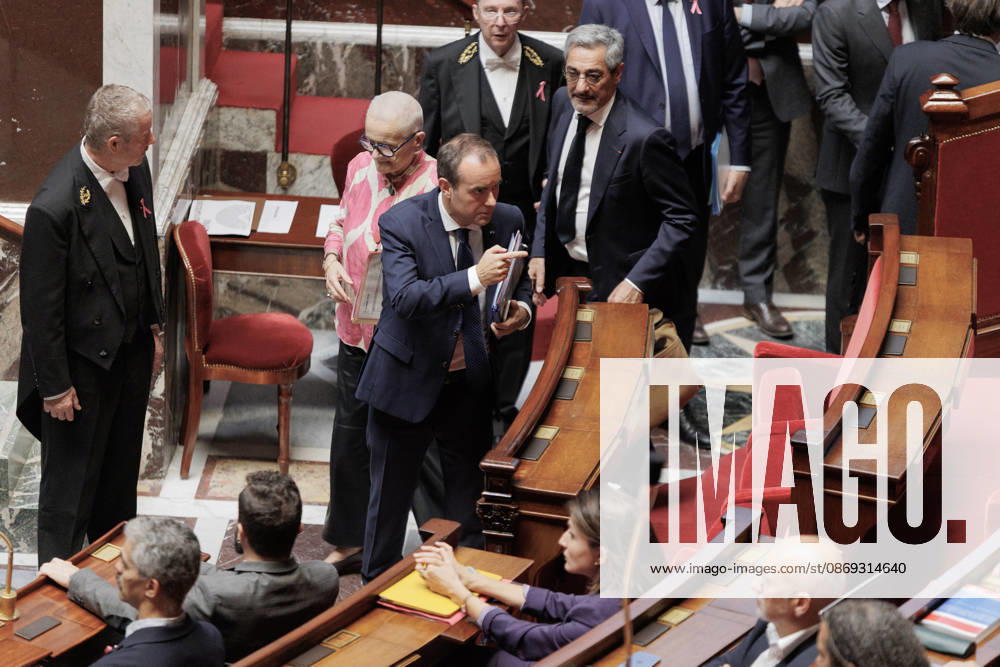 PRIME MINISTER So bastien LECORNU during a question and answer session with the government at the National Assembly in Paris, on October 13, 2026. - ZUMAs287 20261013_zip_s287_037
