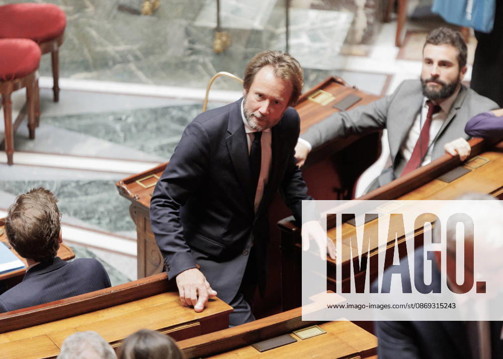 Boris Vallaud during a question and answer session with the government at the National Assembly in Paris, on October 13, 2026. - ZUMAs287 20261013_zip_s287_032