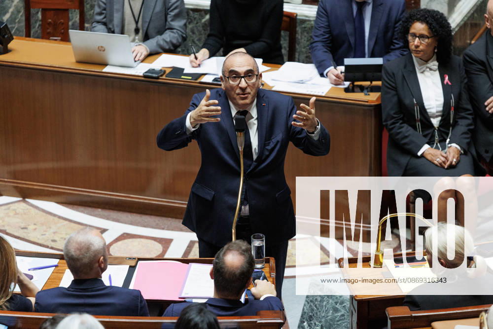 The Minister of the Interior is Laurent Nuo±ez during a question and answer session with the government at the National Assembly in Paris, on October 13, 2026. - ZUMAs287 20261013_zip_s287_040