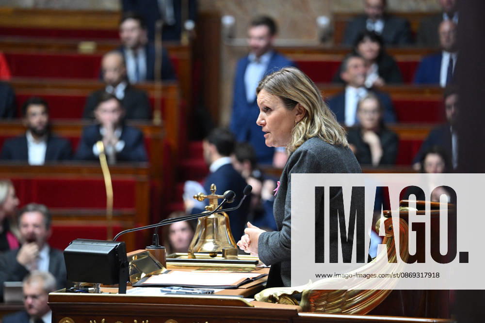 Session Of Questions To The Governement At The National Assembly - Paris Yael Braun Pivet, President of the National Assembly during a session of questions to the government at the National Assembly, French Parliament in Paris, France on octobre 13, 2026. Photo by Tomas Stevens ABACAPRESS.COM Paris France