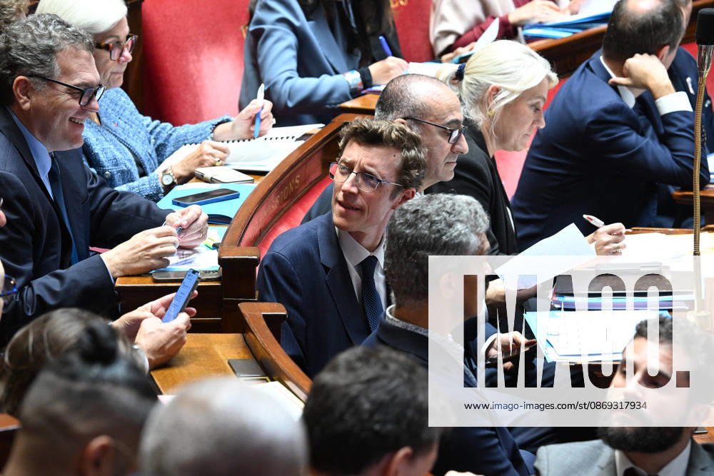 Session Of Questions To The Governement At The National Assembly - Paris French Minister of Education Edouard Geffray during a session of questions to the government at the National Assembly, French Parliament in Paris, France on octobre 13, 2026. Photo by Tomas Stevens ABACAPRESS.COM Paris France