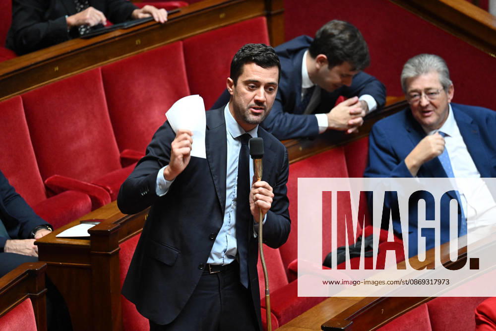 Session Of Questions To The Governement At The National Assembly - Paris French deputy Matthias Renault during a session of questions to the government at the National Assembly, French Parliament in Paris, France on octobre 13, 2026. Photo by Tomas Stevens ABACAPRESS.COM Paris France