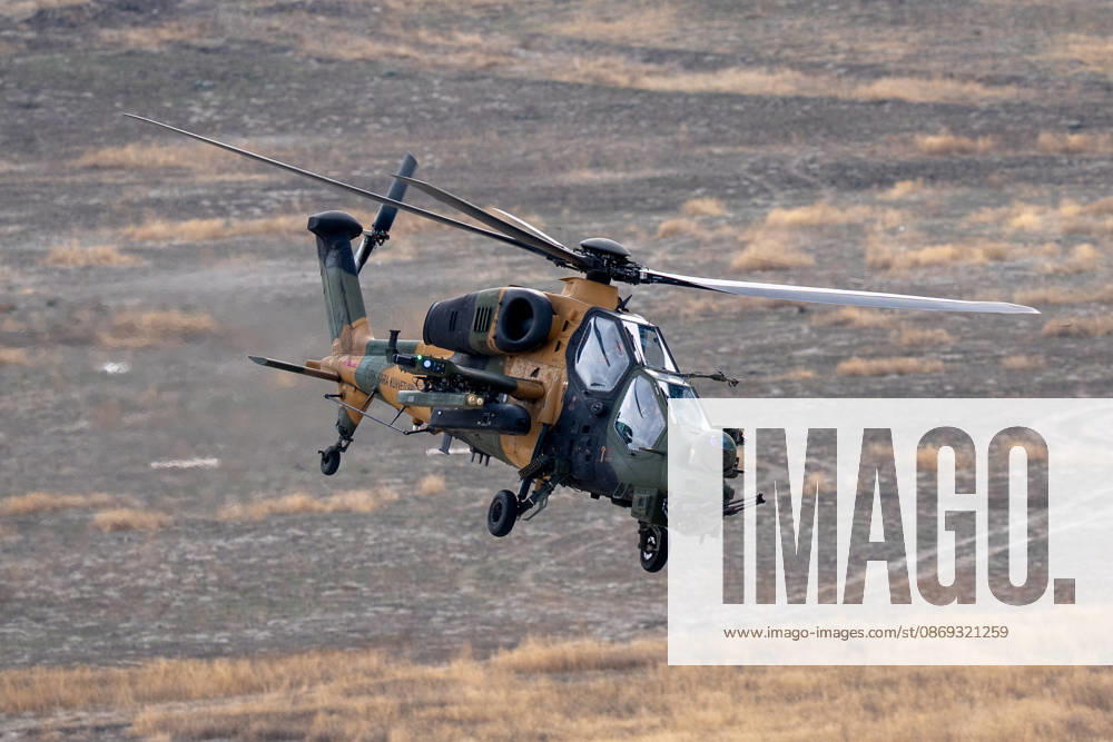 Turkish Armed Forces Fire Free-2026 military exercise held in Ankara ANKARA, TURKIYE - OCTOBER 13: Turkish armed forces hold the Fire Free-2026 military exercise at the General Nahit Senoglu Firing and Exercise Area in Polatli district, Ankara, Turkiye, on October 13, 2026. Organized to demonstrate the combat readiness and firepower of the Turkish Armed Forces, the comprehensive drill featured live-fire maneuvers utilizing an array of domestically engineered weapons and defense systems. F-16 fighting falcon and ATAK attack helicopters executed precision firing runs during drill. Arman Onal Anadolu Ankara Turkey. Editorial use only. Please get in touch for any other usage.