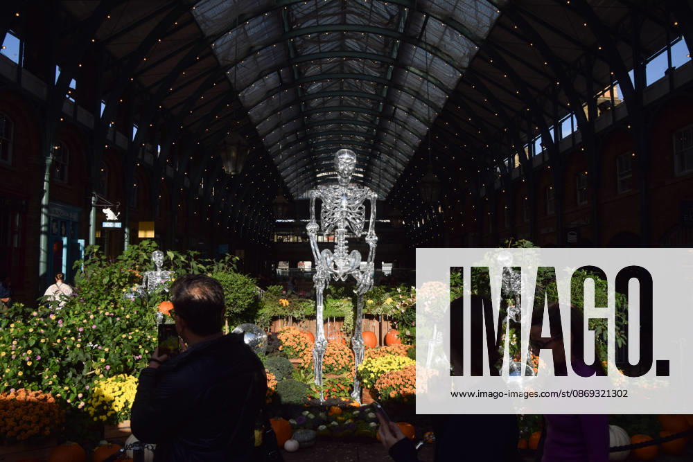 The Halloween decorations have been unveiled at Covent Garden Market. London United Kingdom - ZUMAv130 20261013_zip_v130_022