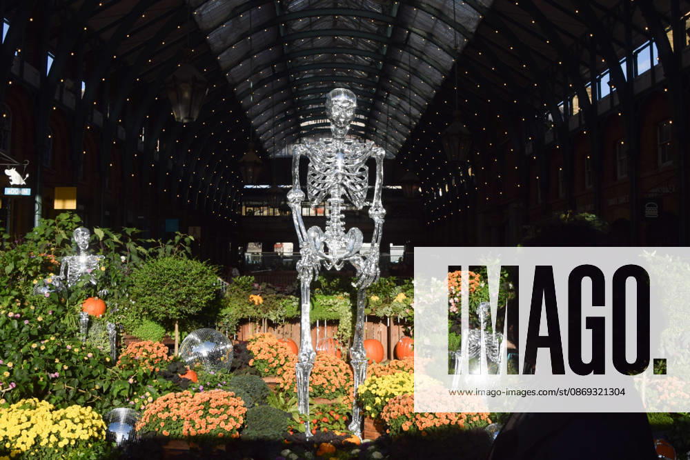 The Halloween decorations have been unveiled at Covent Garden Market. London United Kingdom - ZUMAv130 20261013_zip_v130_020