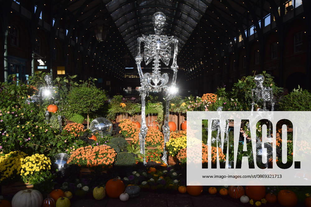 The Halloween decorations have been unveiled at Covent Garden Market. London United Kingdom - ZUMAv130 20261013_zip_v130_023